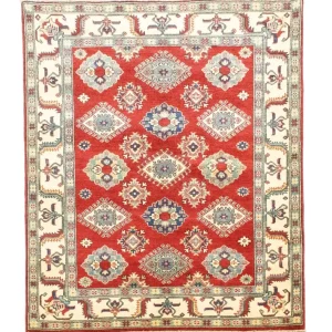 Ziegler Teppich - Kazak 199 x 146 cm - dunkelrot