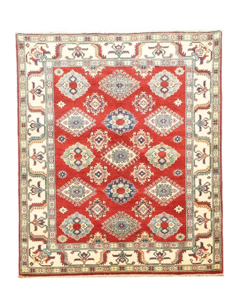 Ziegler Teppich - Kazak 199 x 146 cm - dunkelrot