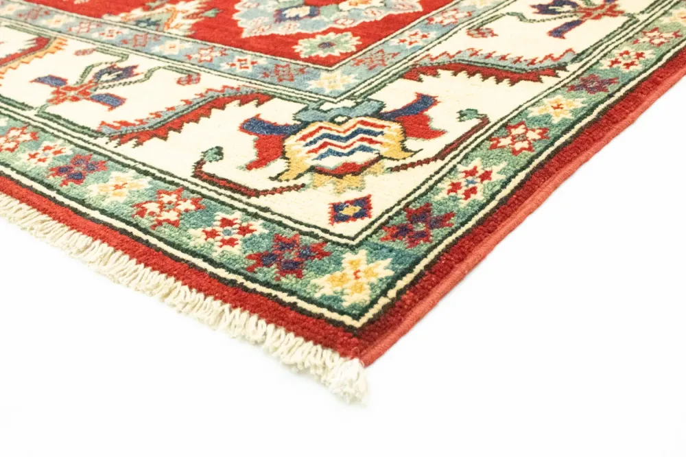 Ziegler Teppich - Kazak 199 x 146 cm - dunkelrot