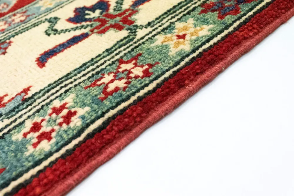 Ziegler Teppich - Kazak 199 x 146 cm - dunkelrot