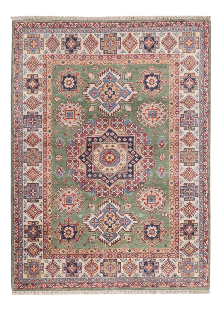 Ziegler Teppich - Kazak - 202 x 150 cm - grün