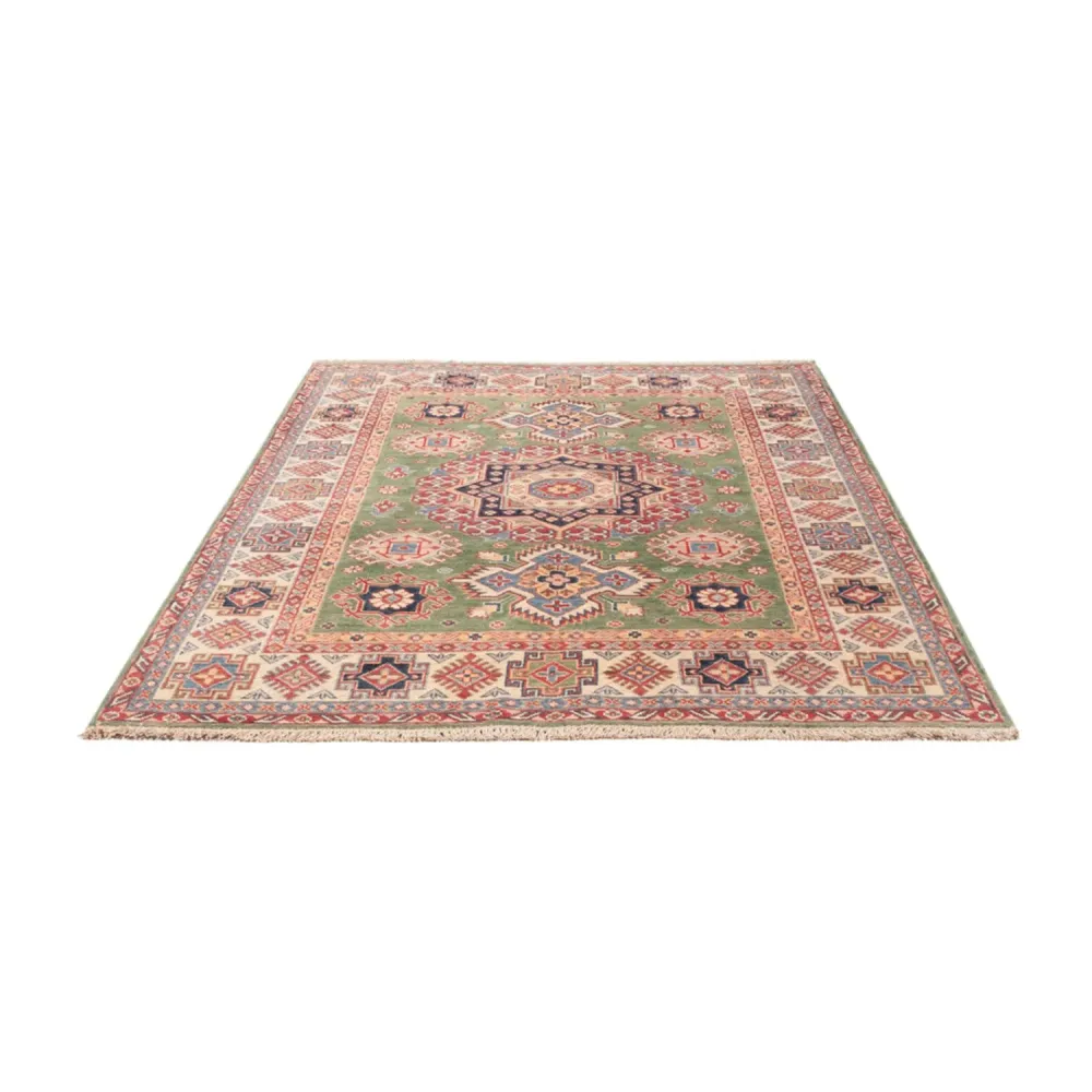 Ziegler Teppich - Kazak - 202 x 150 cm - grün