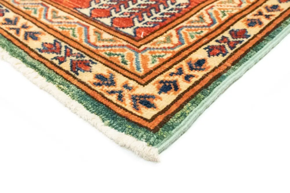 Ziegler Teppich - Kazak 211 x 150 cm - grün