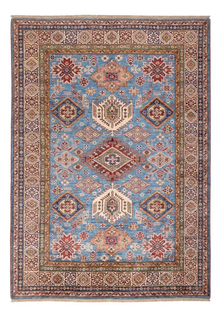 Ziegler Teppich - Kazak - 241 x 173 cm - hellblau