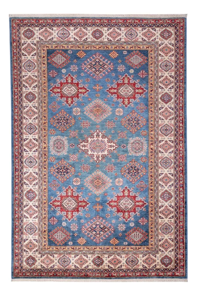 Ziegler Teppich - Kazak - 245 x 168 cm - blau