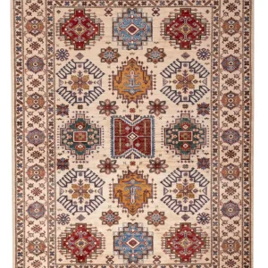 Ziegler Teppich - Kazak - 246 x 176 cm - creme