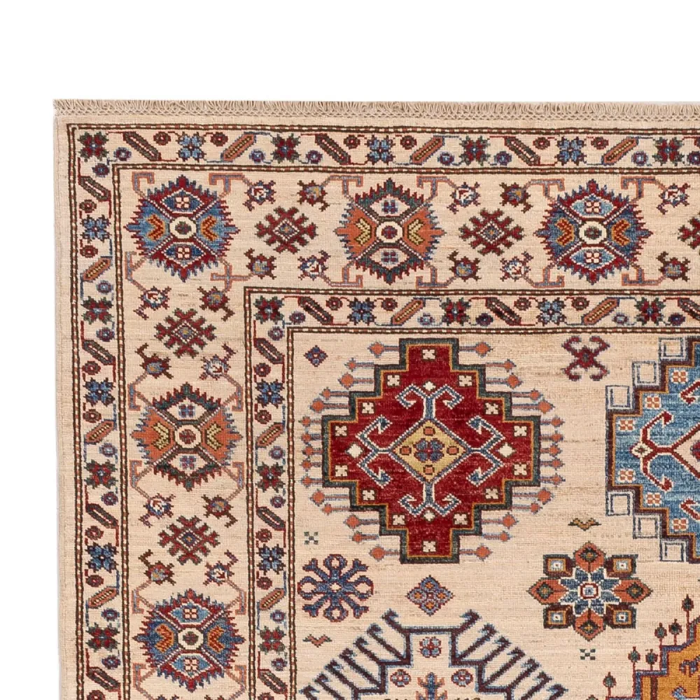 Ziegler Teppich - Kazak - 246 x 176 cm - creme