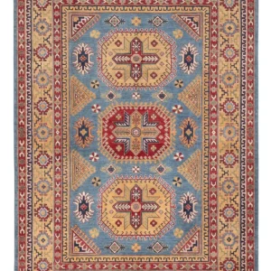 Ziegler Teppich - Kazak - 291 x 202 cm - blau
