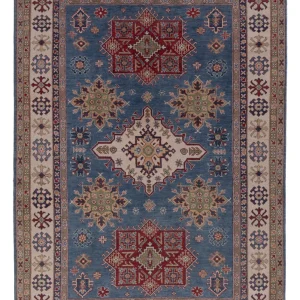 Ziegler Teppich - Kazak - 292 x 201 cm - blau