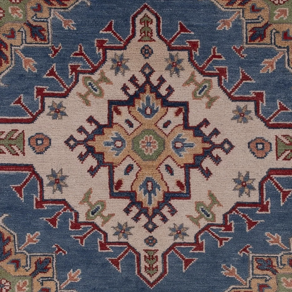 Ziegler Teppich - Kazak - 292 x 201 cm - blau