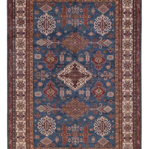 Ziegler Teppich - Kazak - 295 x 202 cm - blau