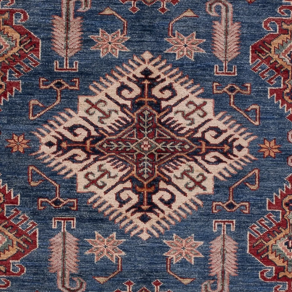 Ziegler Teppich - Kazak - 295 x 202 cm - blau