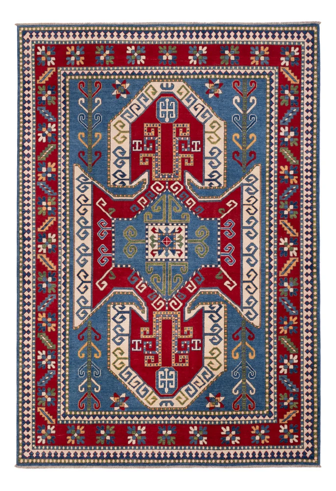 Ziegler Teppich - Kazak - 295 x 203 cm - blau