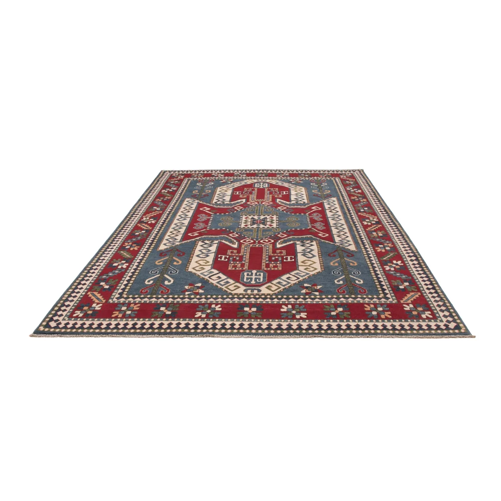 Ziegler Teppich - Kazak - 295 x 203 cm - blau