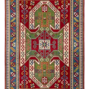 Ziegler Teppich - Kazak - 297 x 202 cm - grün