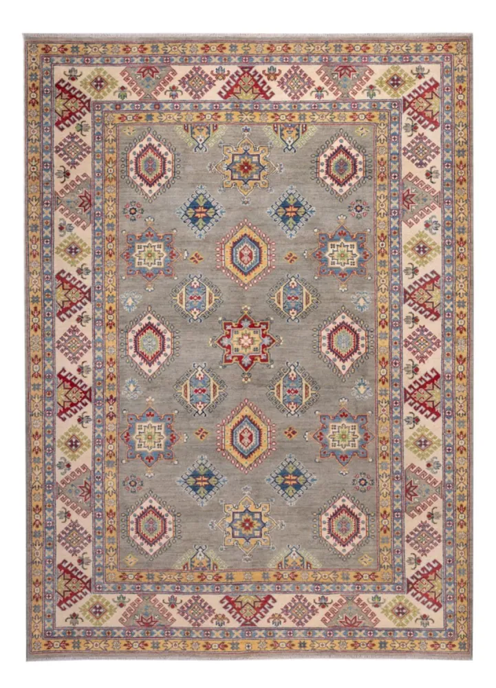 Ziegler Teppich - Kazak - 297 x 207 cm - seeblau