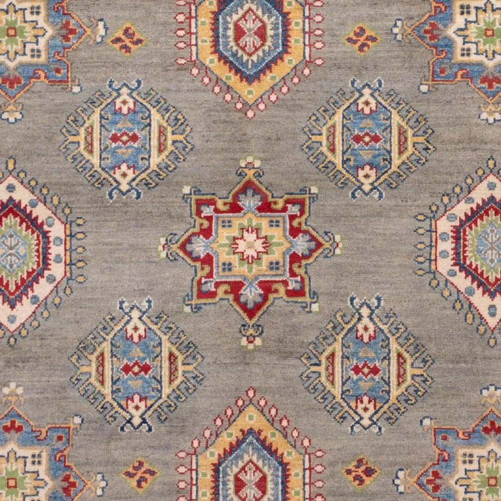 Ziegler Teppich - Kazak - 297 x 207 cm - seeblau