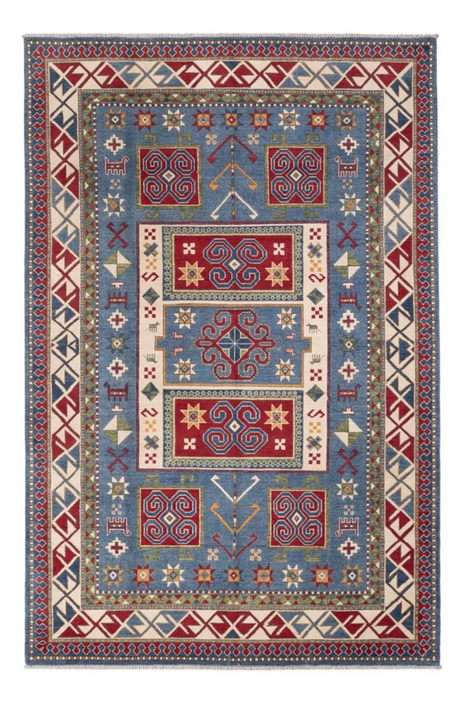 Ziegler Teppich - Kazak - 302 x 197 cm - blau