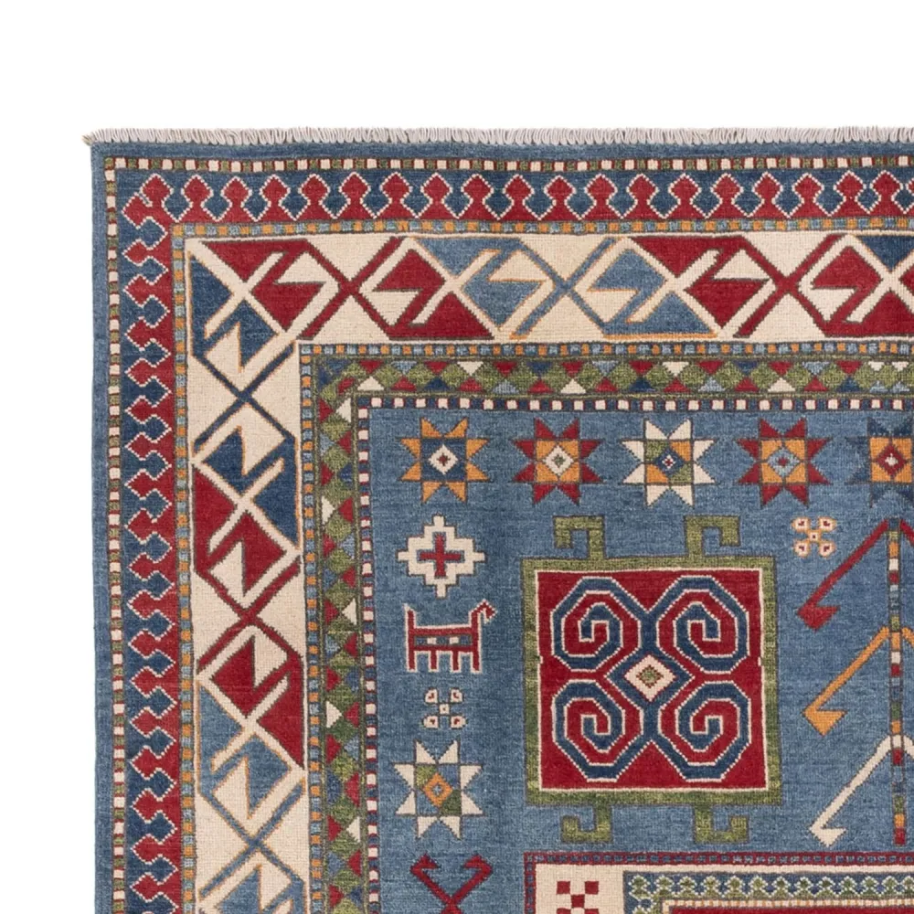 Ziegler Teppich - Kazak - 302 x 197 cm - blau