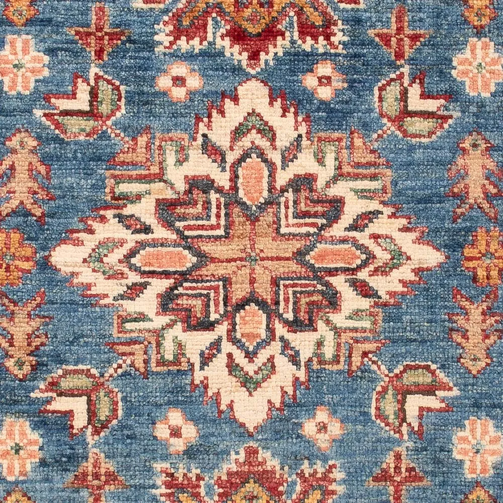 Ziegler Teppich - Kazak - Royal - 125 x 83 cm - blau