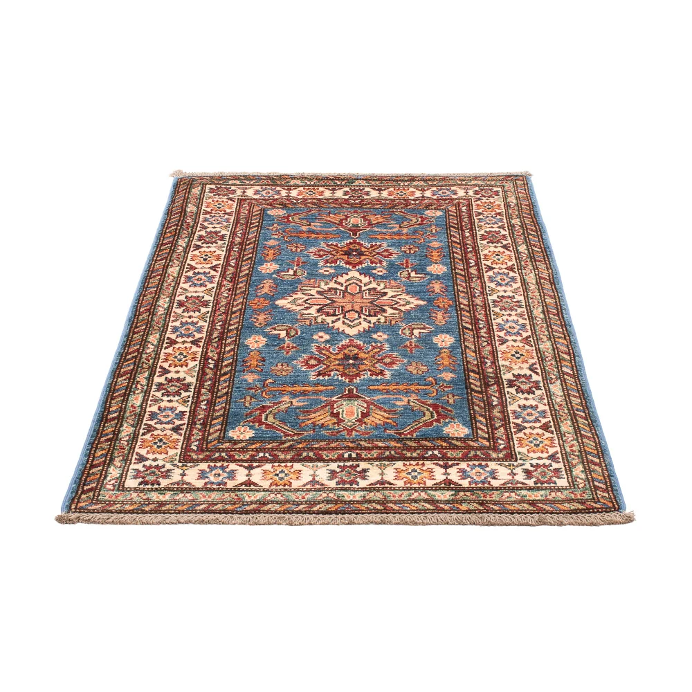 Ziegler Teppich - Kazak - Royal - 125 x 83 cm - blau