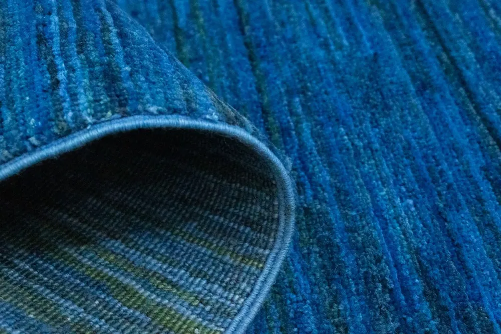 Ziegler Teppich - Modern 167 x 50 cm - blau