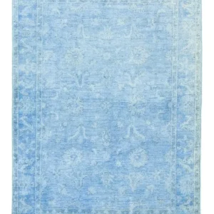 Ziegler Teppich - Modern 215 x 151 cm - hellblau