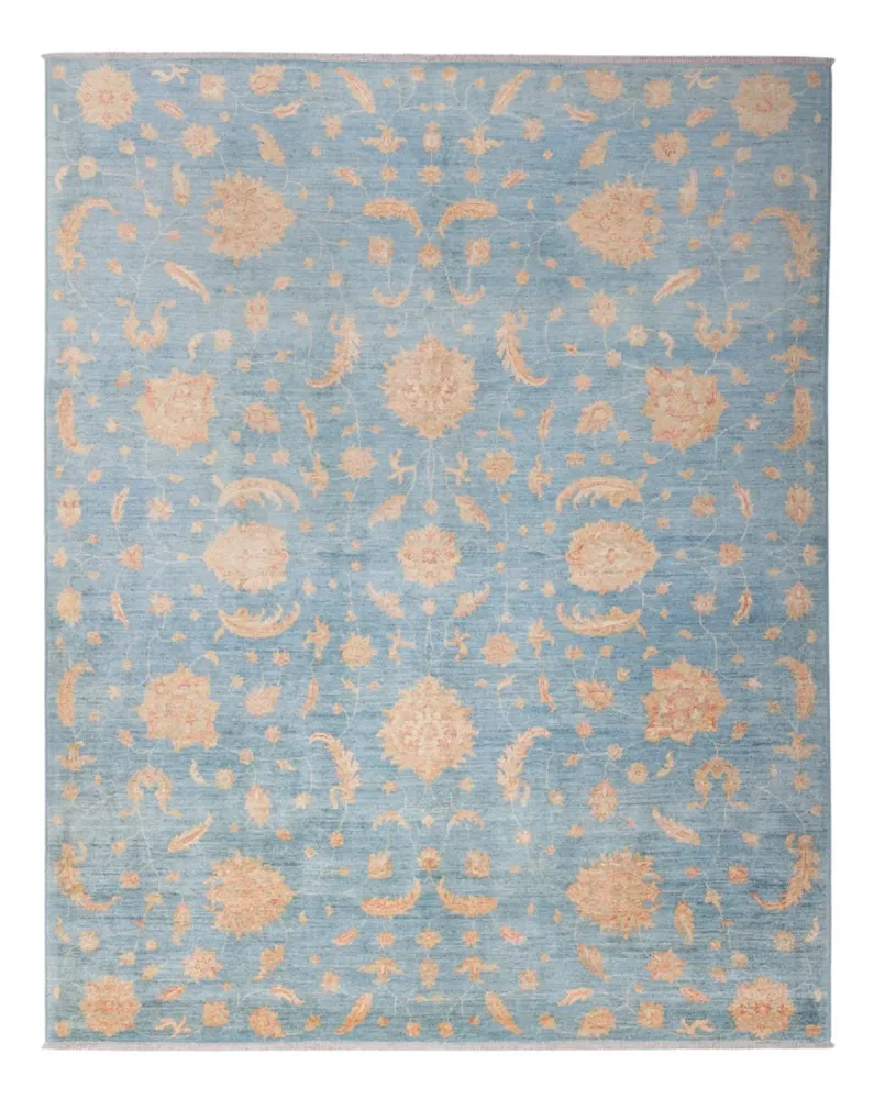 Ziegler Teppich - Modern - 309 x 252 cm - hellblau