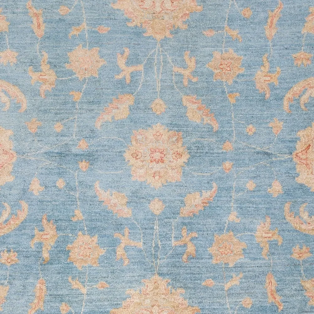 Ziegler Teppich - Modern - 309 x 252 cm - hellblau