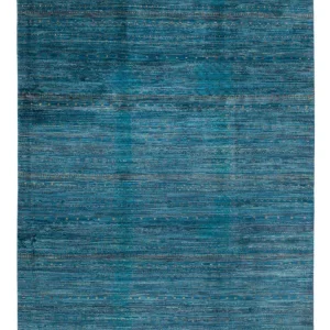 Ziegler Teppich - Modern - 352 x 255 cm - blau