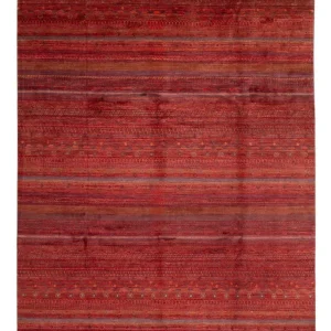 Ziegler Teppich - Modern - 398 x 302 cm - rot