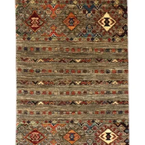 Ziegler Teppich 91 x 63 cm - olivgrün