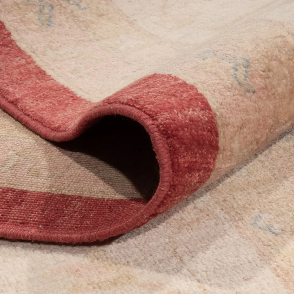 Ziegler Teppich quadratisch - 392 x 403 cm - rot