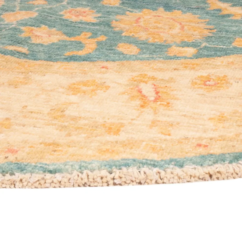 Ziegler Teppich rund - 148 x 147 cm - blau