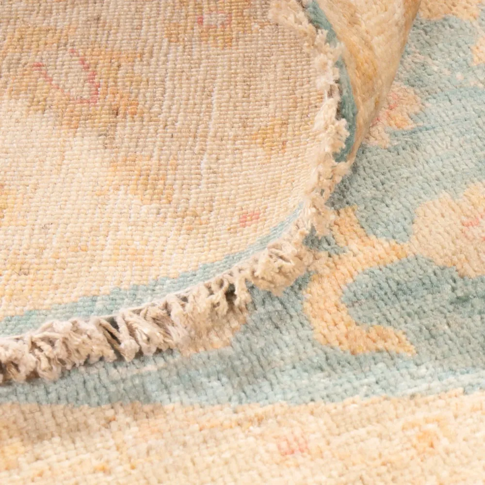 Ziegler Teppich rund - 148 x 147 cm - blau