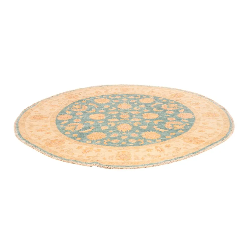 Ziegler Teppich rund - 148 x 147 cm - blau