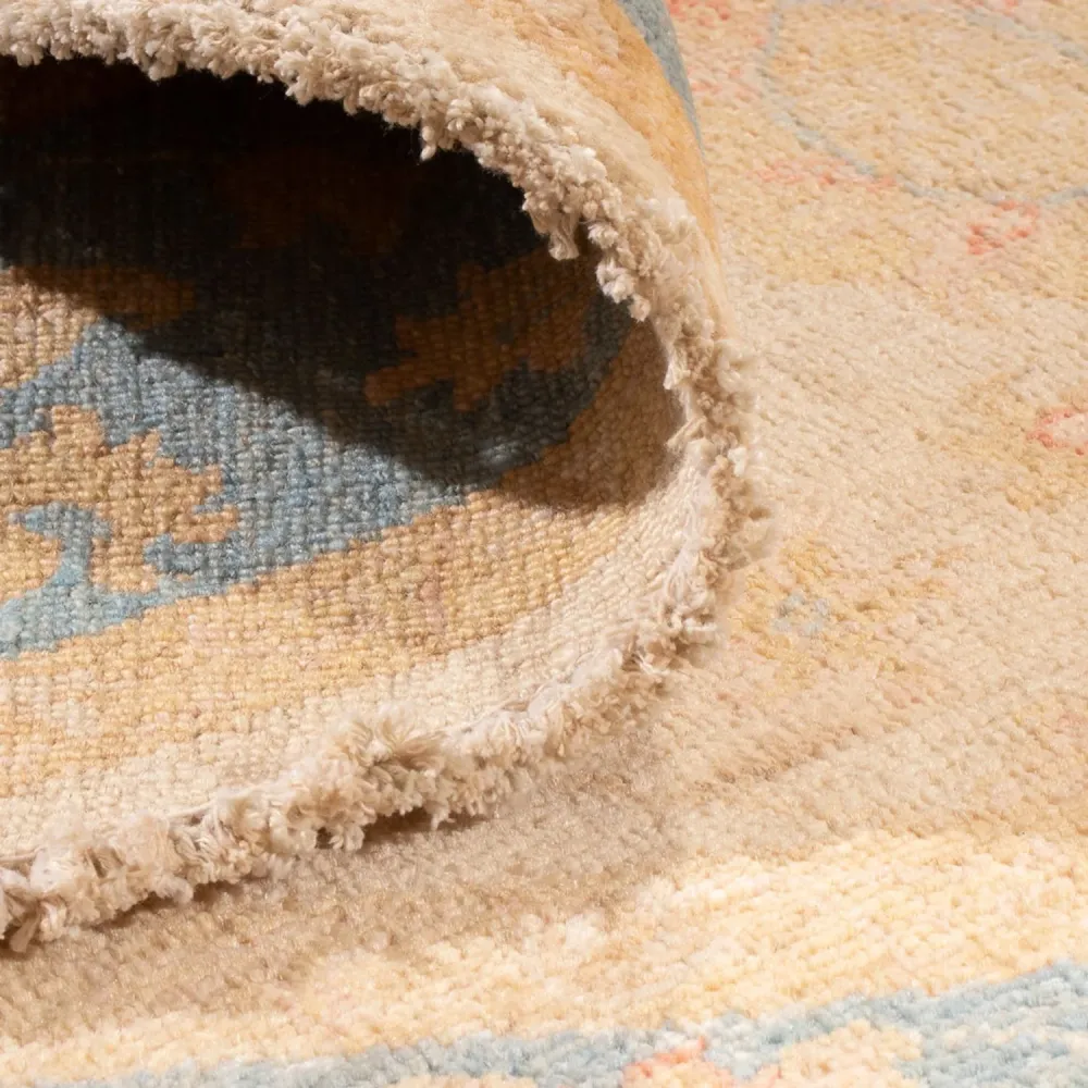 Ziegler Teppich rund - 149 x 147 cm - beige