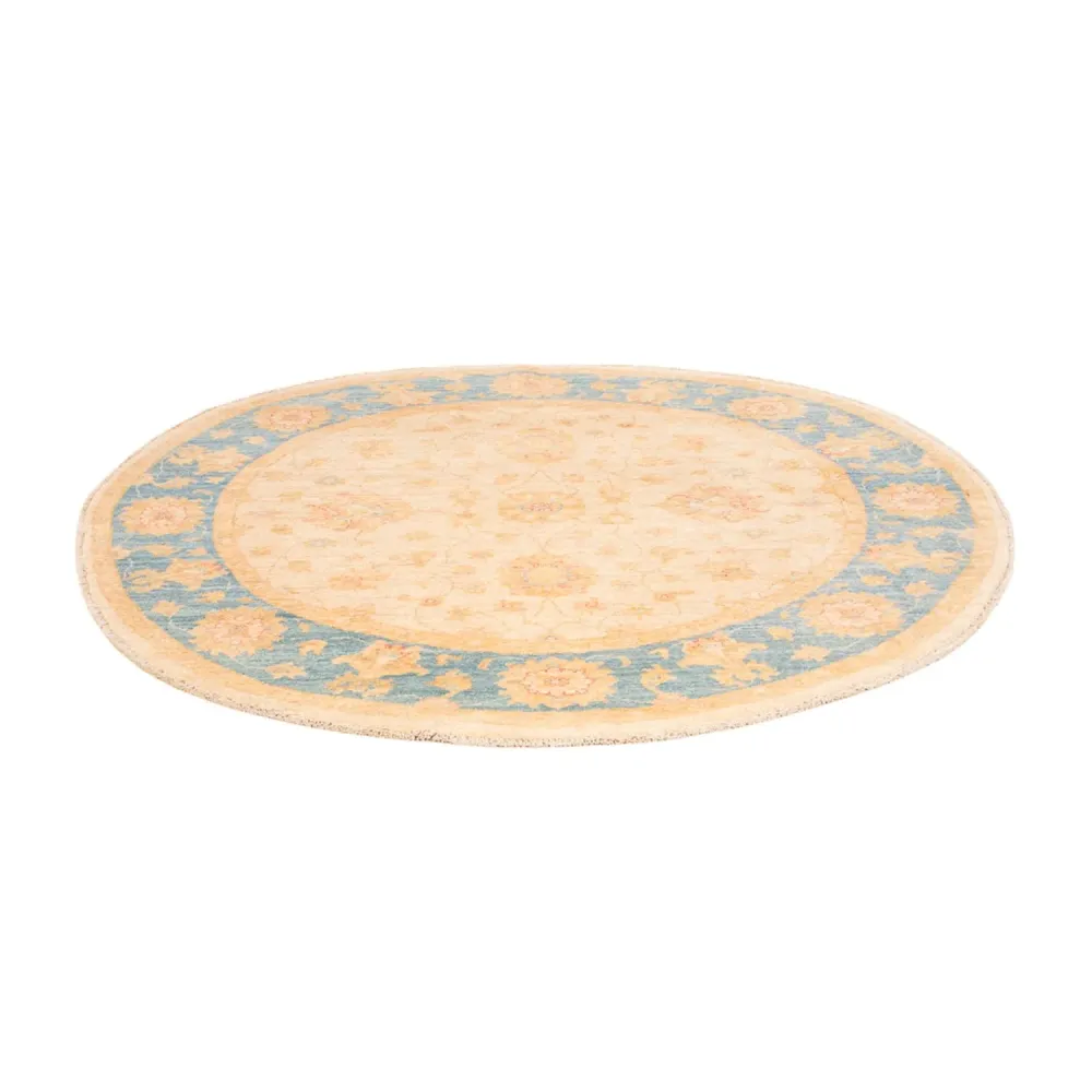 Ziegler Teppich rund - 149 x 147 cm - beige