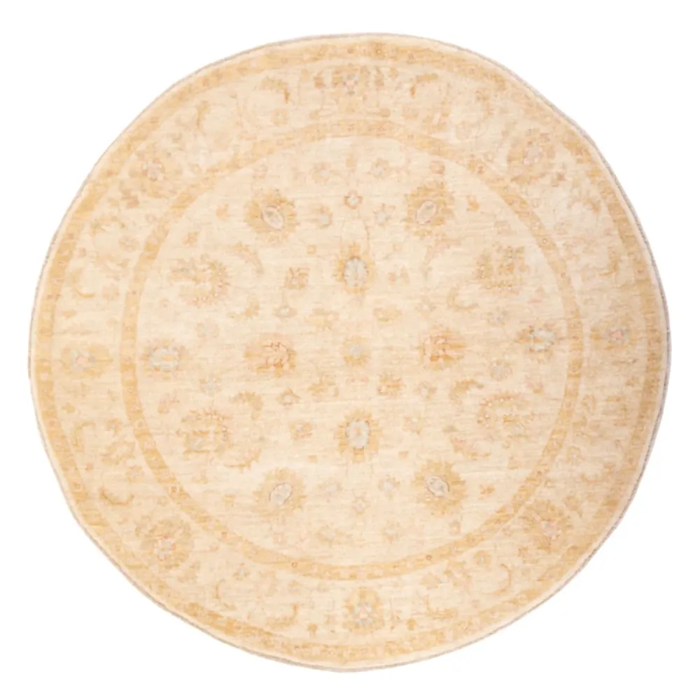 Ziegler Teppich rund - 200 x 198 cm - beige