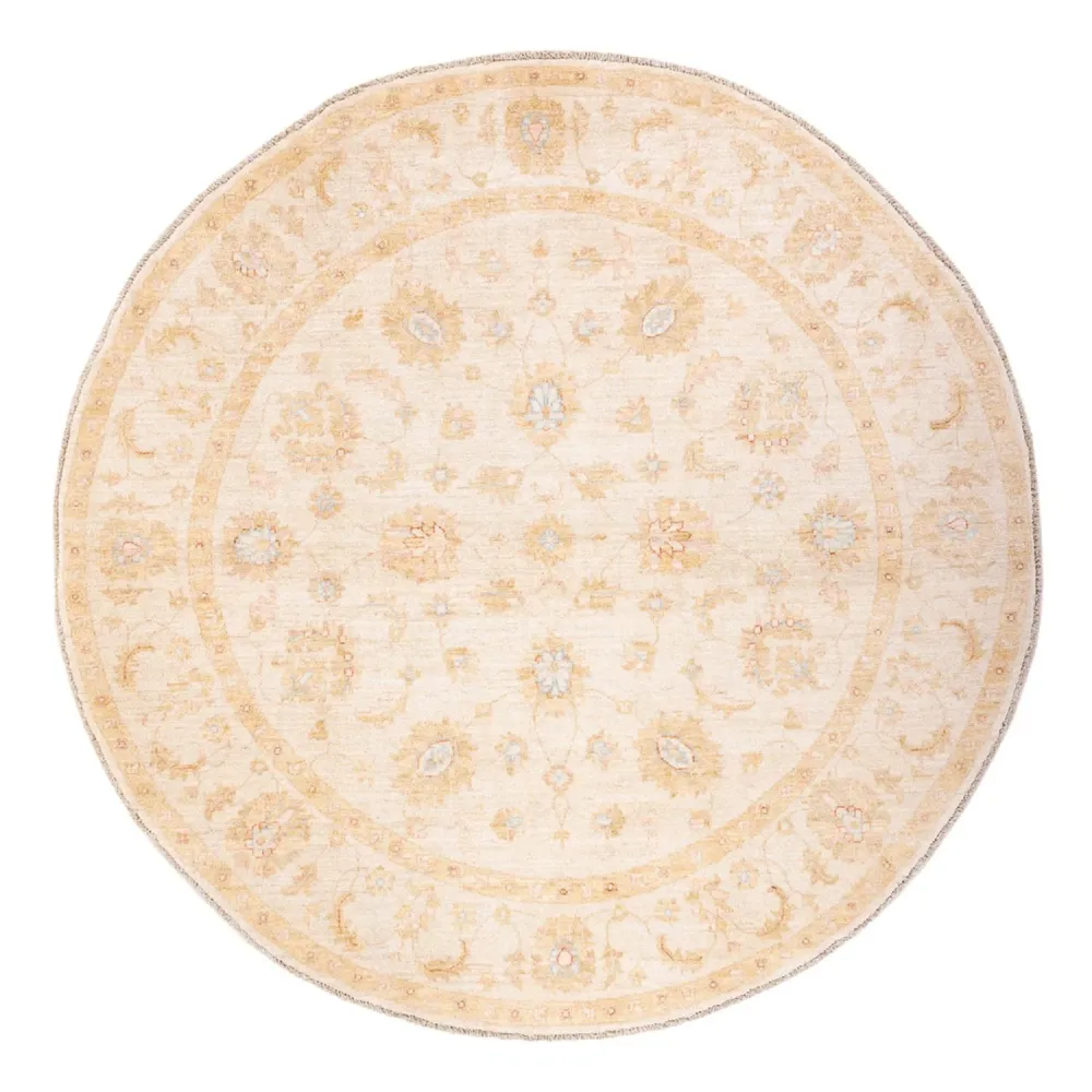 Ziegler Teppich rund - 200 x 199 cm - beige