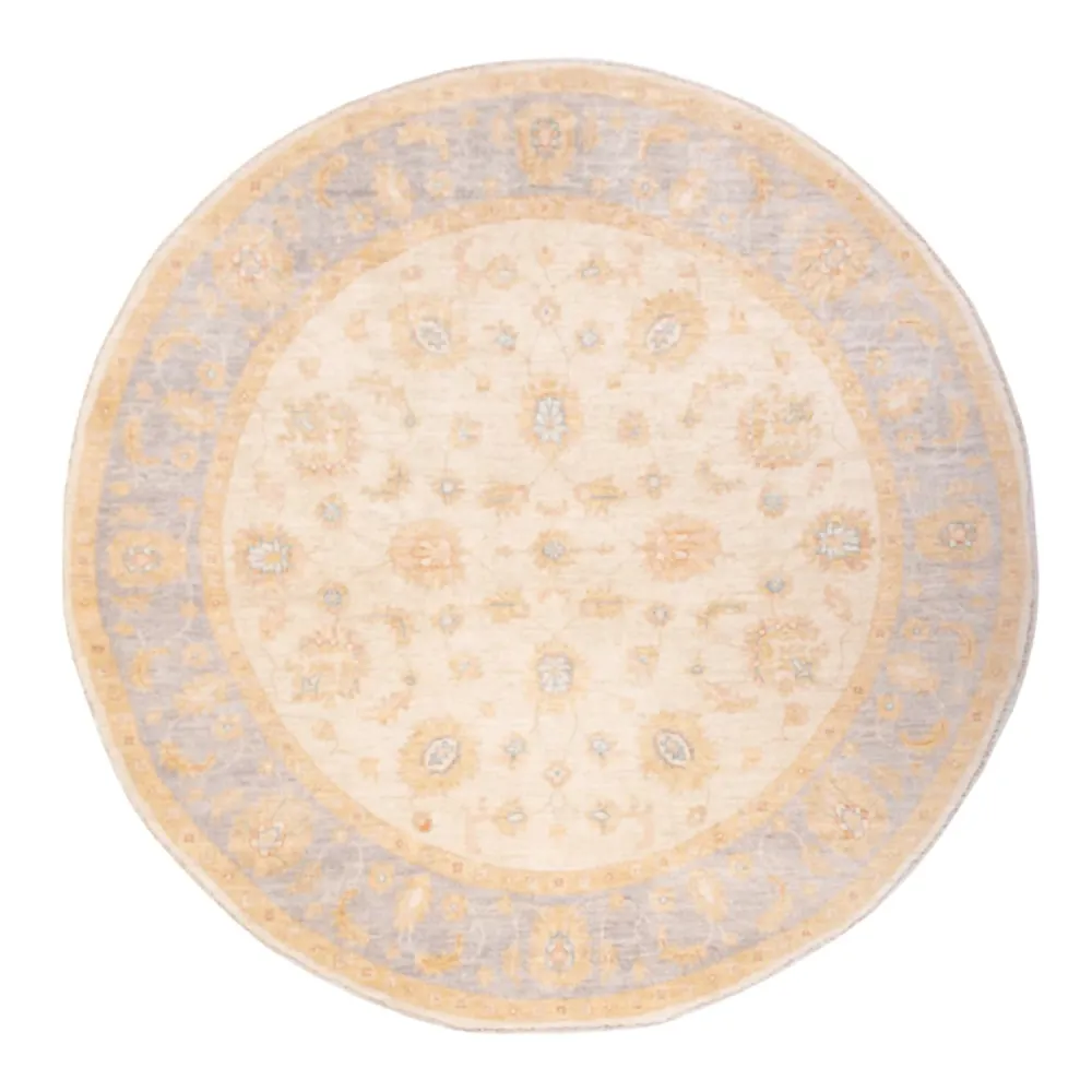 Ziegler Teppich rund - 200 x 199 cm - beige
