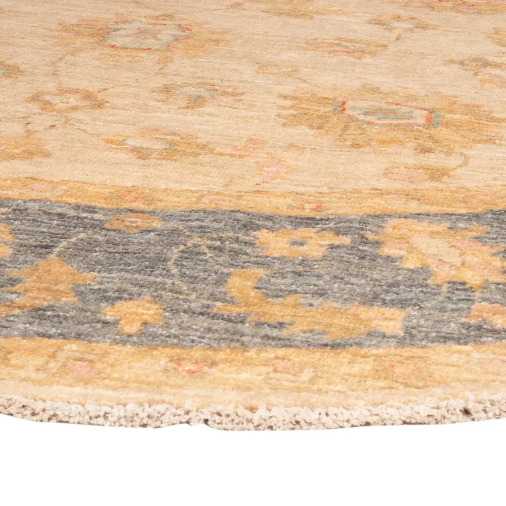 Ziegler Teppich rund - 202 x 200 cm - beige
