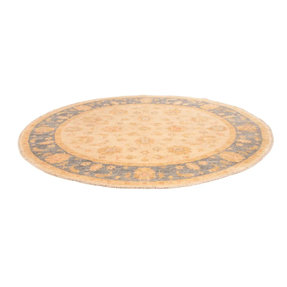 Ziegler Teppich rund - 202 x 200 cm - beige