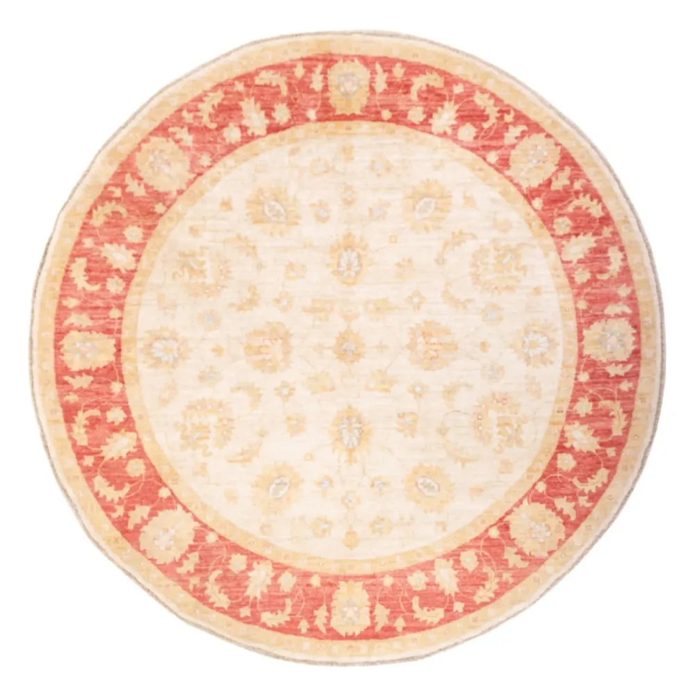 Ziegler Teppich rund - 203 x 198 cm - beige