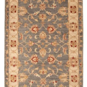 Ziegler Teppich - 90 x 60 cm - schwarz