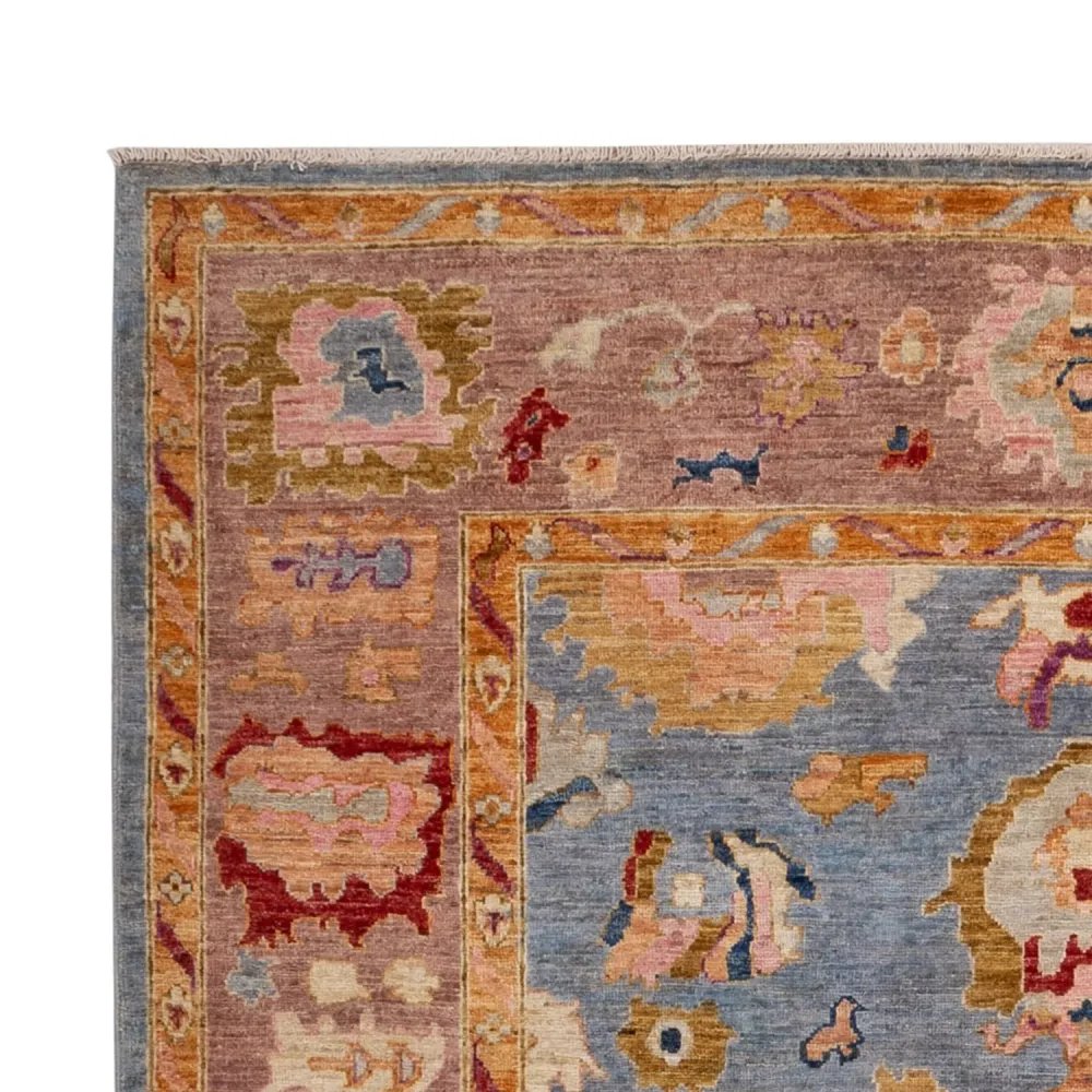 Ziegler Teppich - Usak - 235 x 173 cm - hellblau