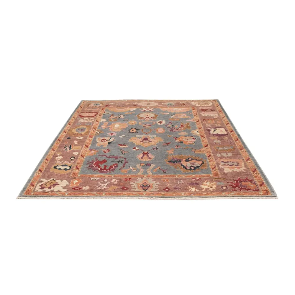 Ziegler Teppich - Usak - 235 x 173 cm - hellblau