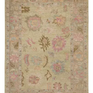 Ziegler Teppich - Usak - 281 x 200 cm - minzgrün