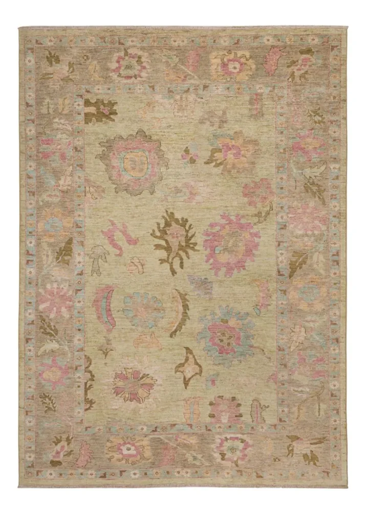 Ziegler Teppich - Usak - 281 x 200 cm - minzgrün