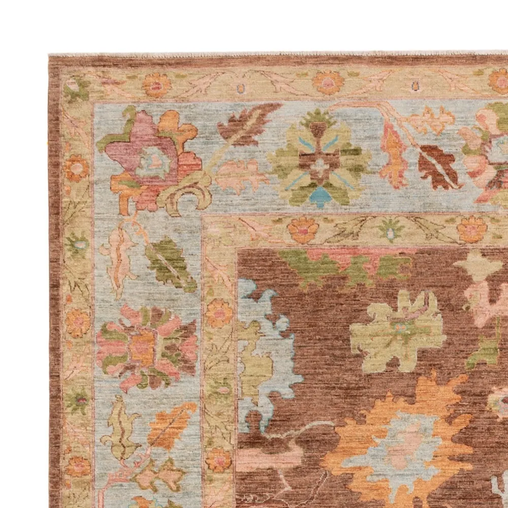 Ziegler Teppich - Usak - 298 x 244 cm - dunkelbeige